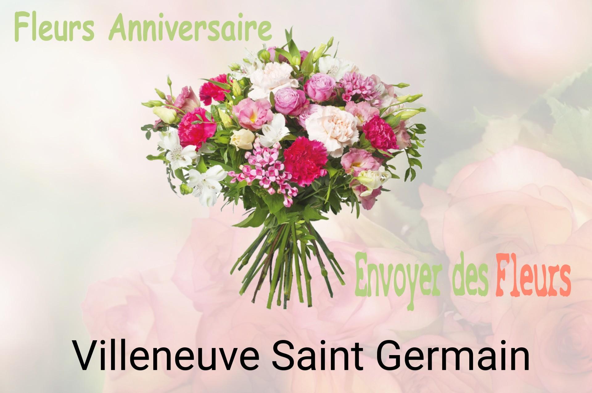 Bouquet de fleurs d’anniversaire livré à Villeneuve-Saint-Germain